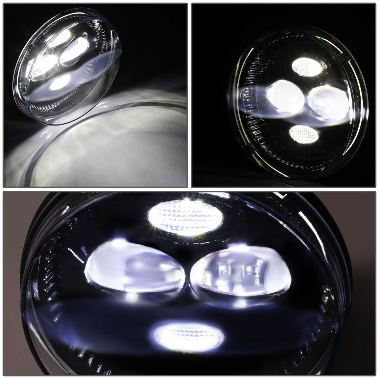 07-14 GMC Sierra 2500HD 3500HD / 07-13 Sierra 1500 LED Smoked Fog Lights