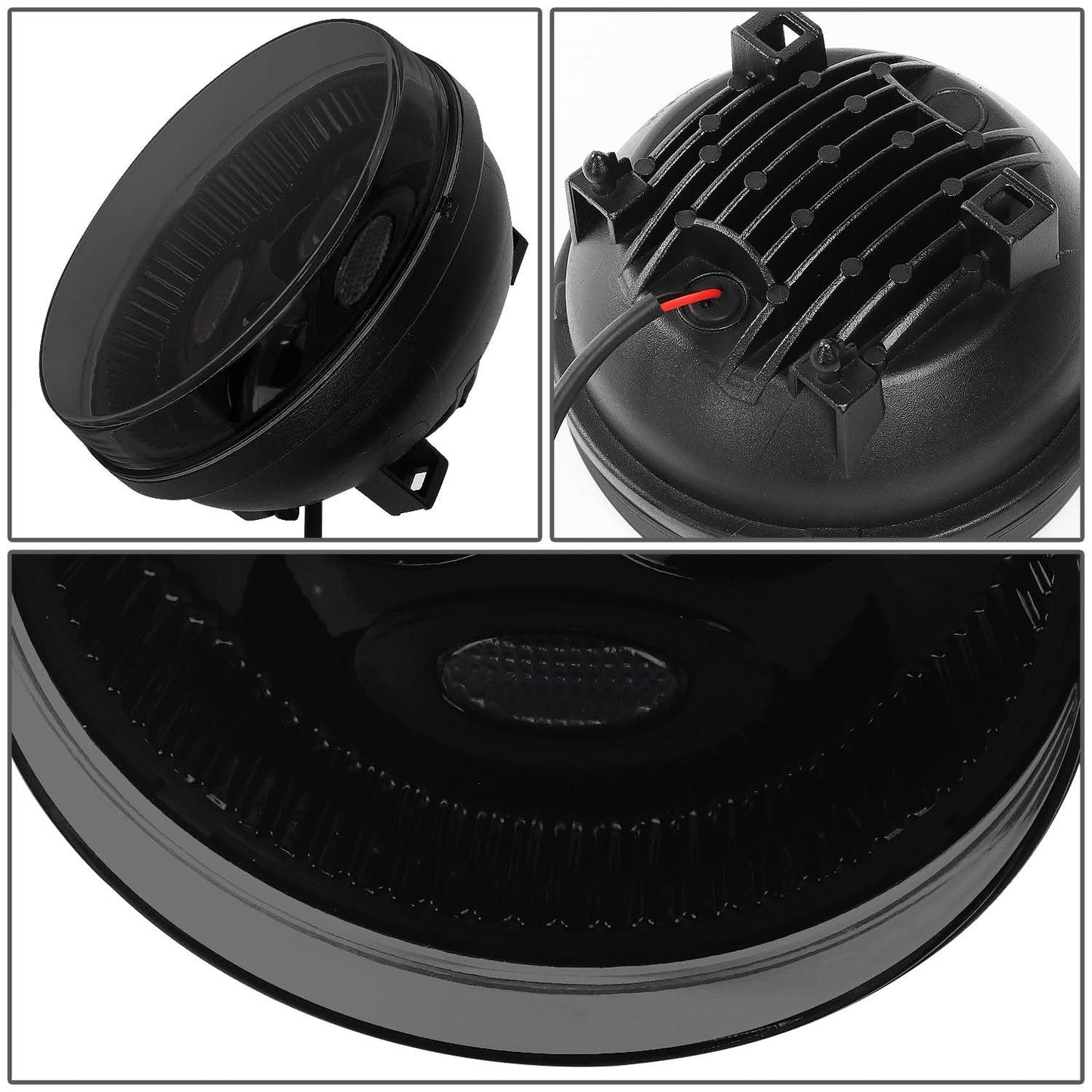 07-14 GMC Sierra 2500HD 3500HD / 07-13 Sierra 1500 LED Smoked Fog Lights