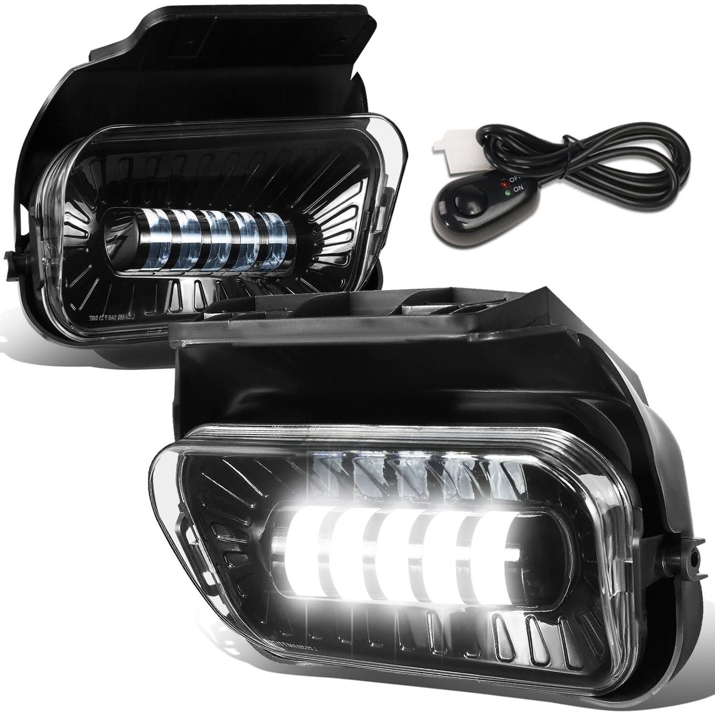 2003-2007 Chevrolet Silverado LED Projector Fog Lights Chrome