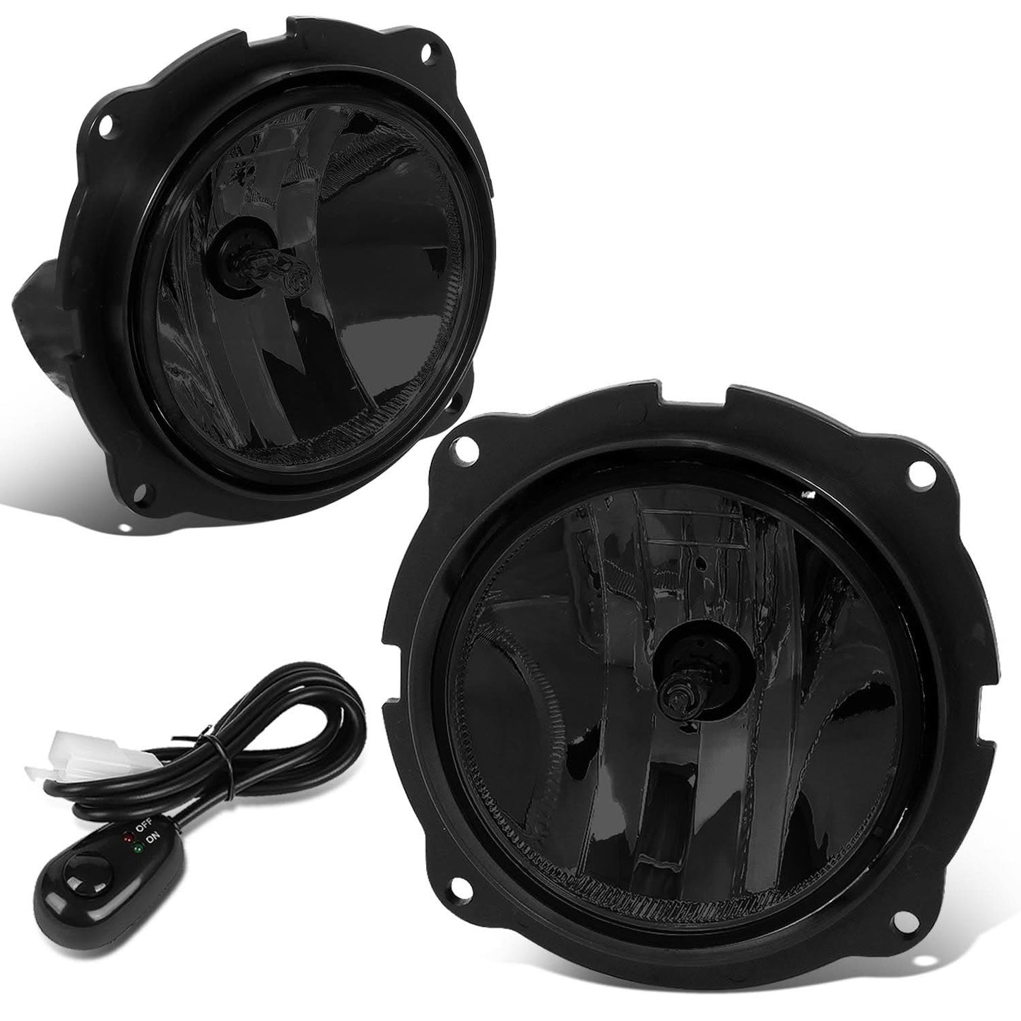 2007-2012 Ford Escape Fog Lights with Switch - Smoke