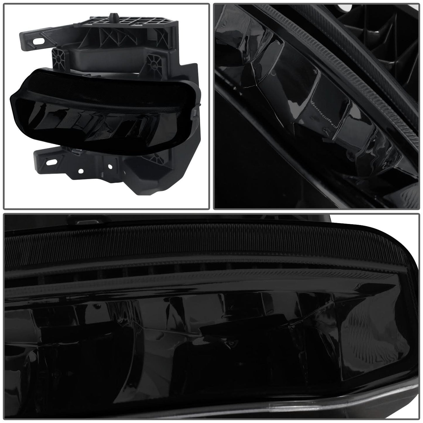 2019-2022 RAM 1500 LED Smoked Fog Lights w/ Parking Sensor Compatibility