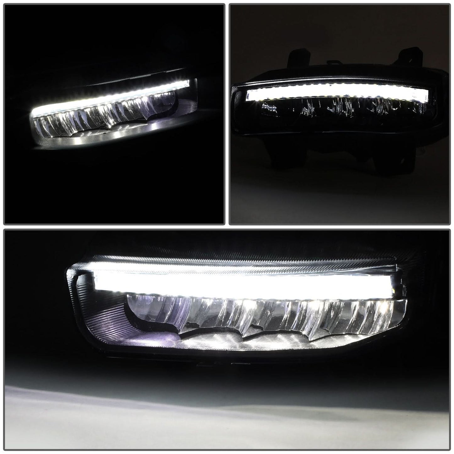 2019-2022 RAM 1500 LED DRL Fog Lights - Smoked