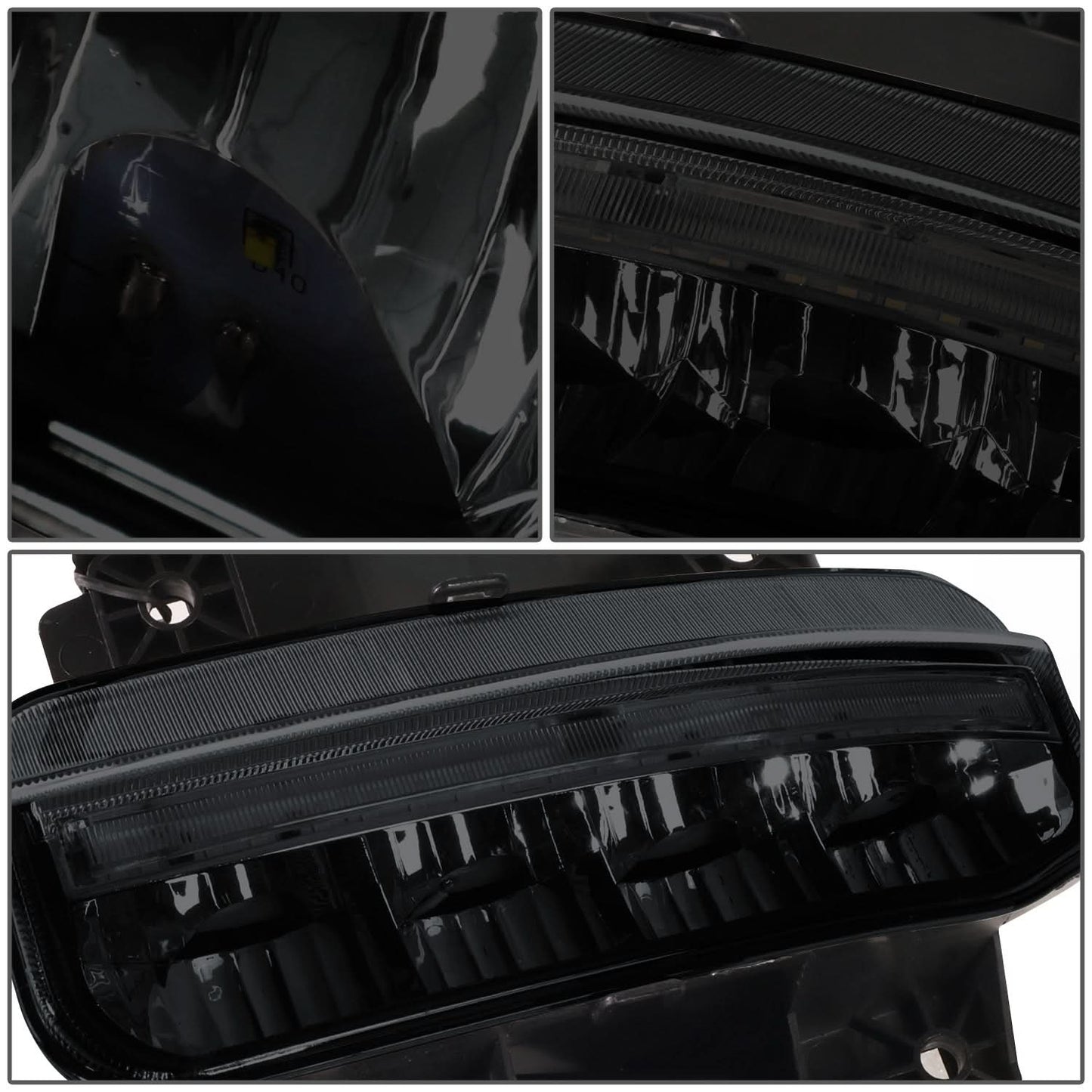 2019-2022 RAM 1500 LED DRL Fog Lights - Smoked