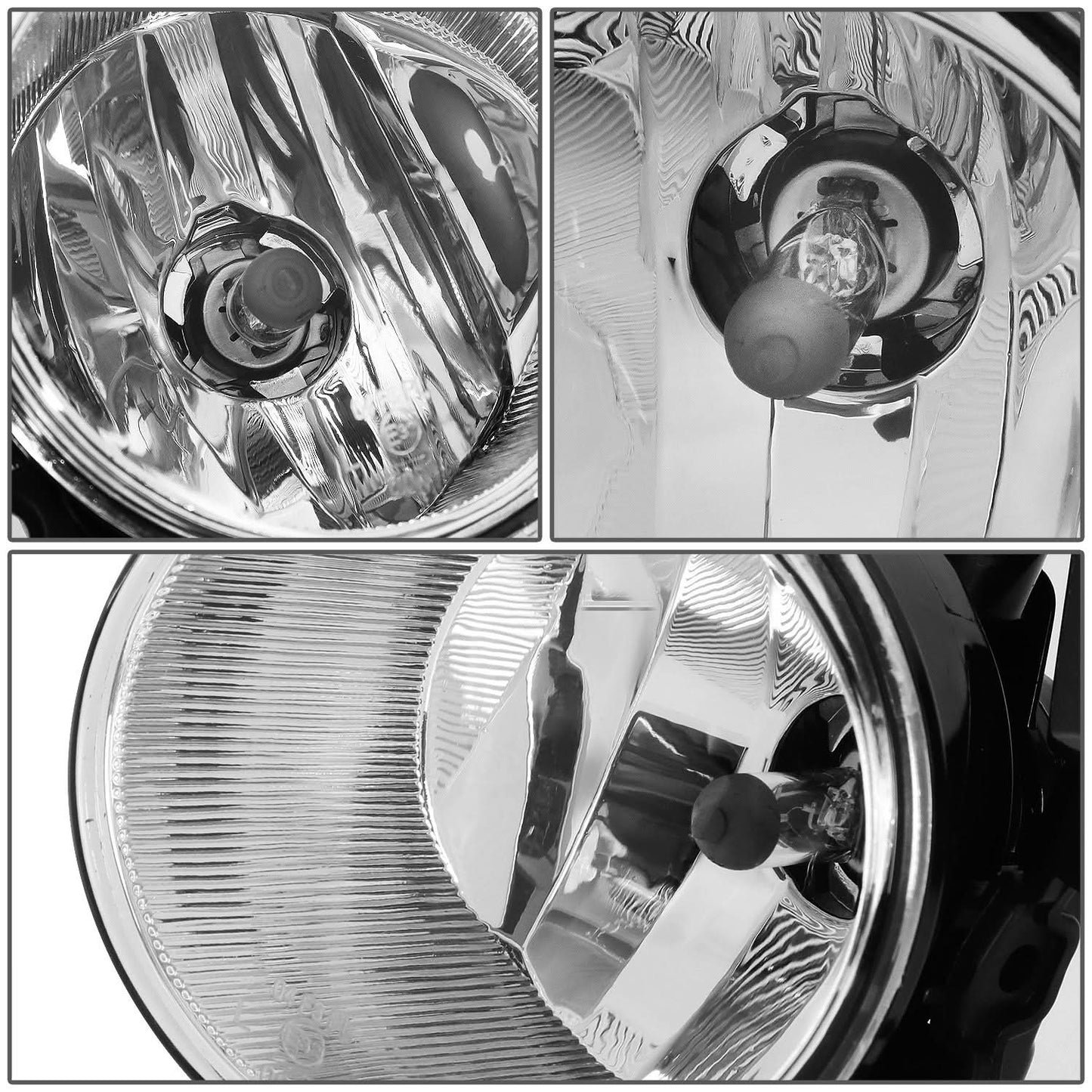 2020-2022 Toyota Highlander Fog Lights with Switch & Wiring Chrome