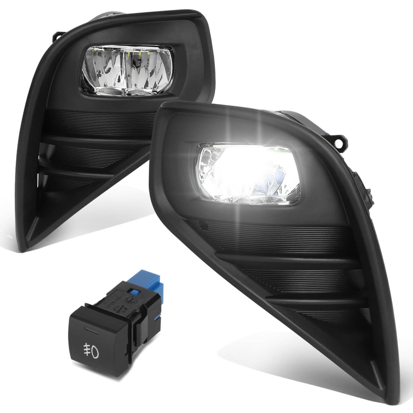 2020-2022 Toyota Highlander LED Fog Lights with Switch & Wiring