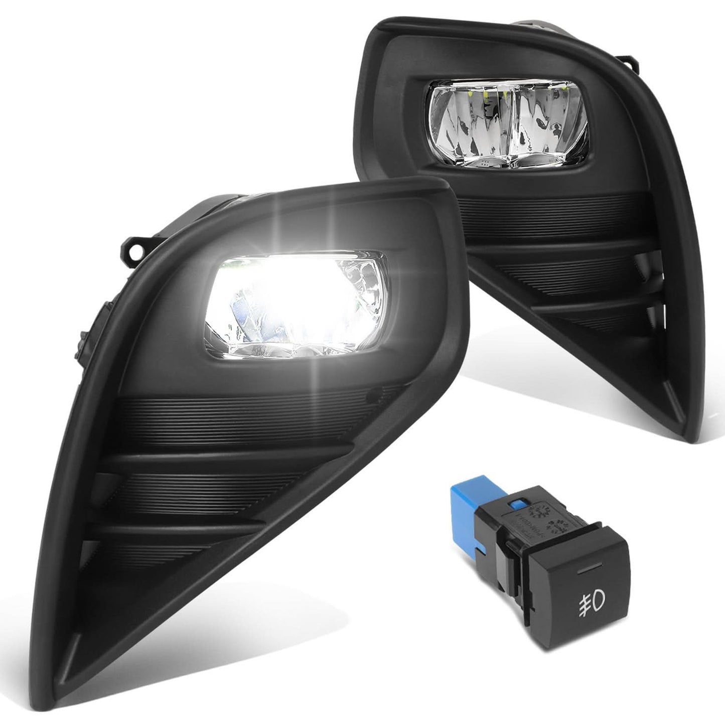 2020-2022 Toyota Highlander LED Fog Lights with Switch & Wiring