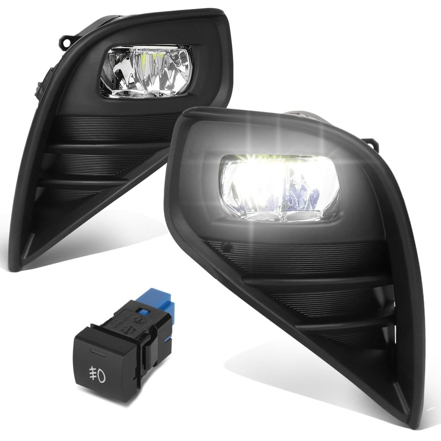 2020-2022 Toyota Highlander LED Fog Lights with Switch & Wiring