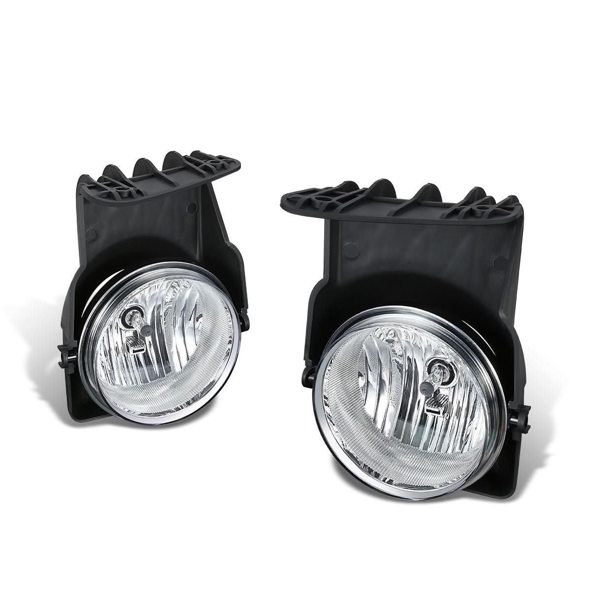 2001-2007 GMC Sierra Chrome Clear Fog Lights H10 Bulb