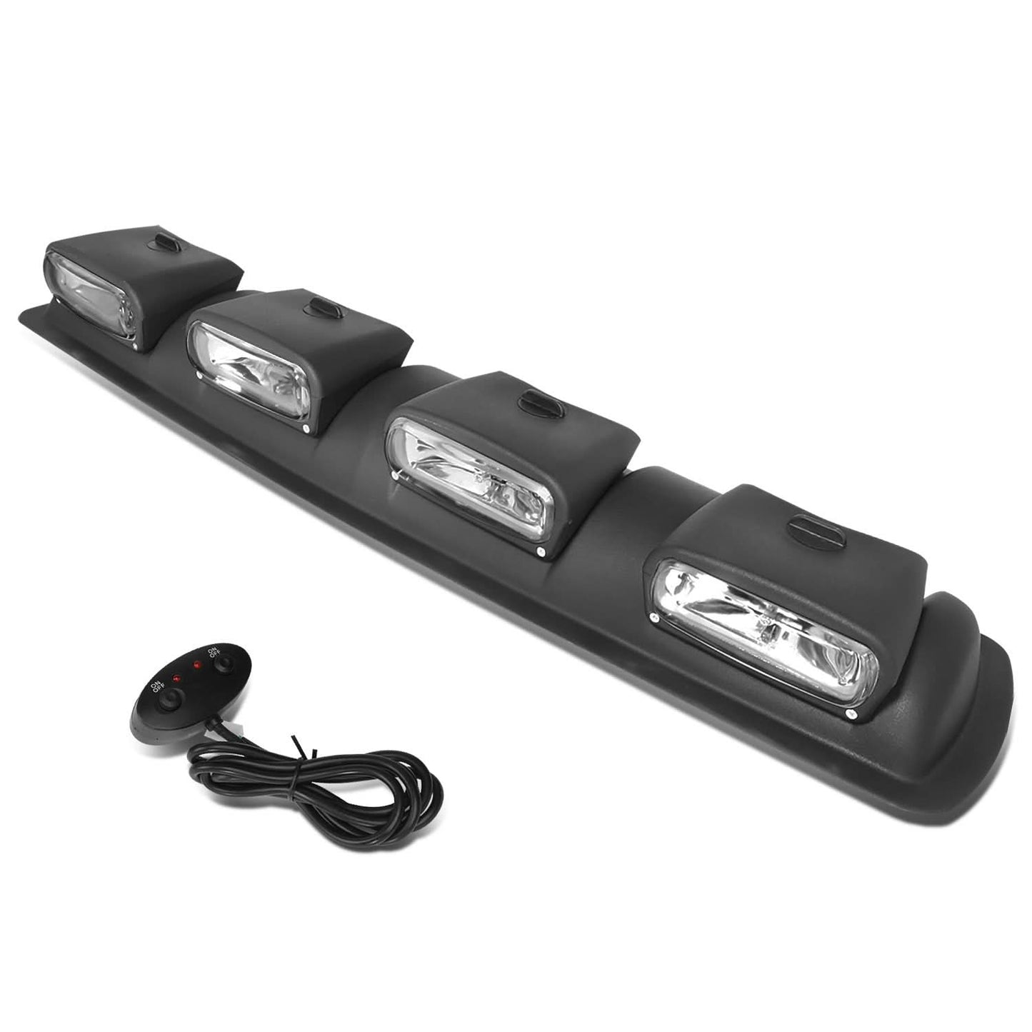 Universal Roof Mounted Fog Lights 38" Clear H3 with Wiring Kit