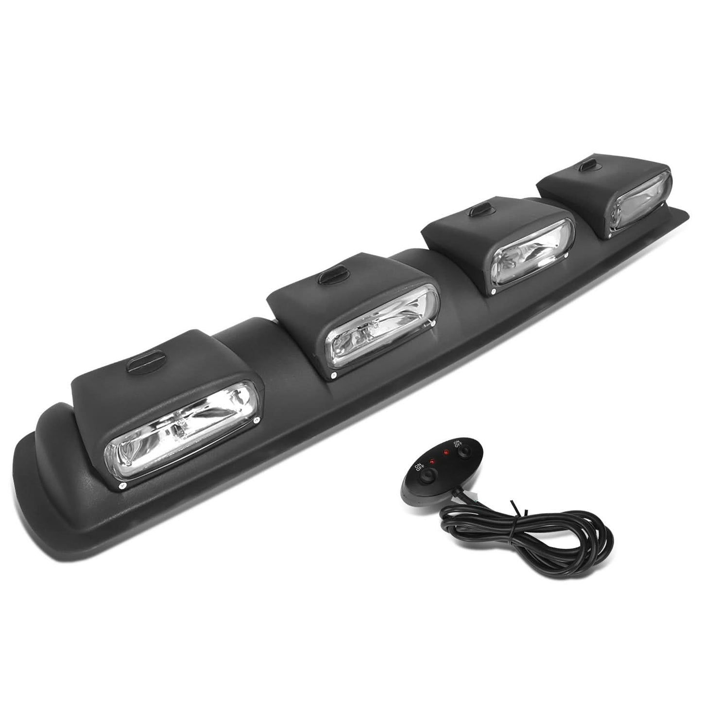 Universal Roof Mounted Fog Lights 38" Clear H3 with Wiring Kit