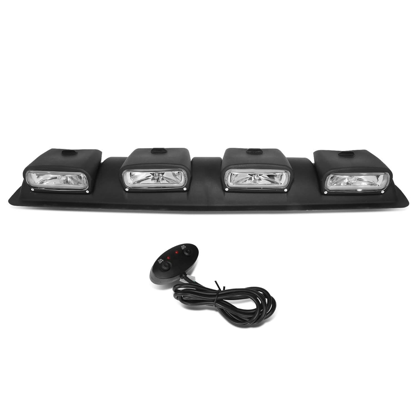 Universal Roof Mounted Fog Lights 38" Clear H3 with Wiring Kit