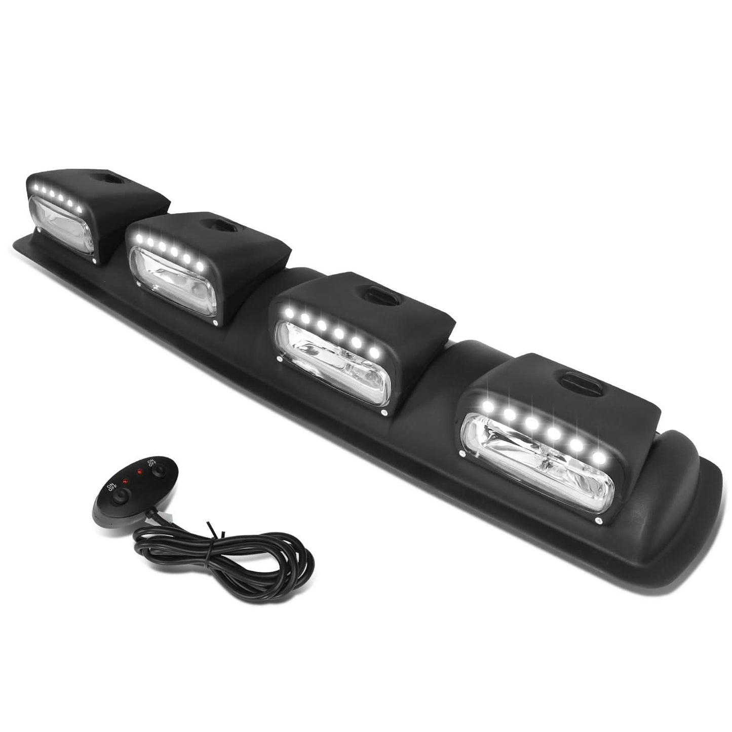Universal 38" Roof Mounted Fog Lights - 24 LED with H3 Bulb