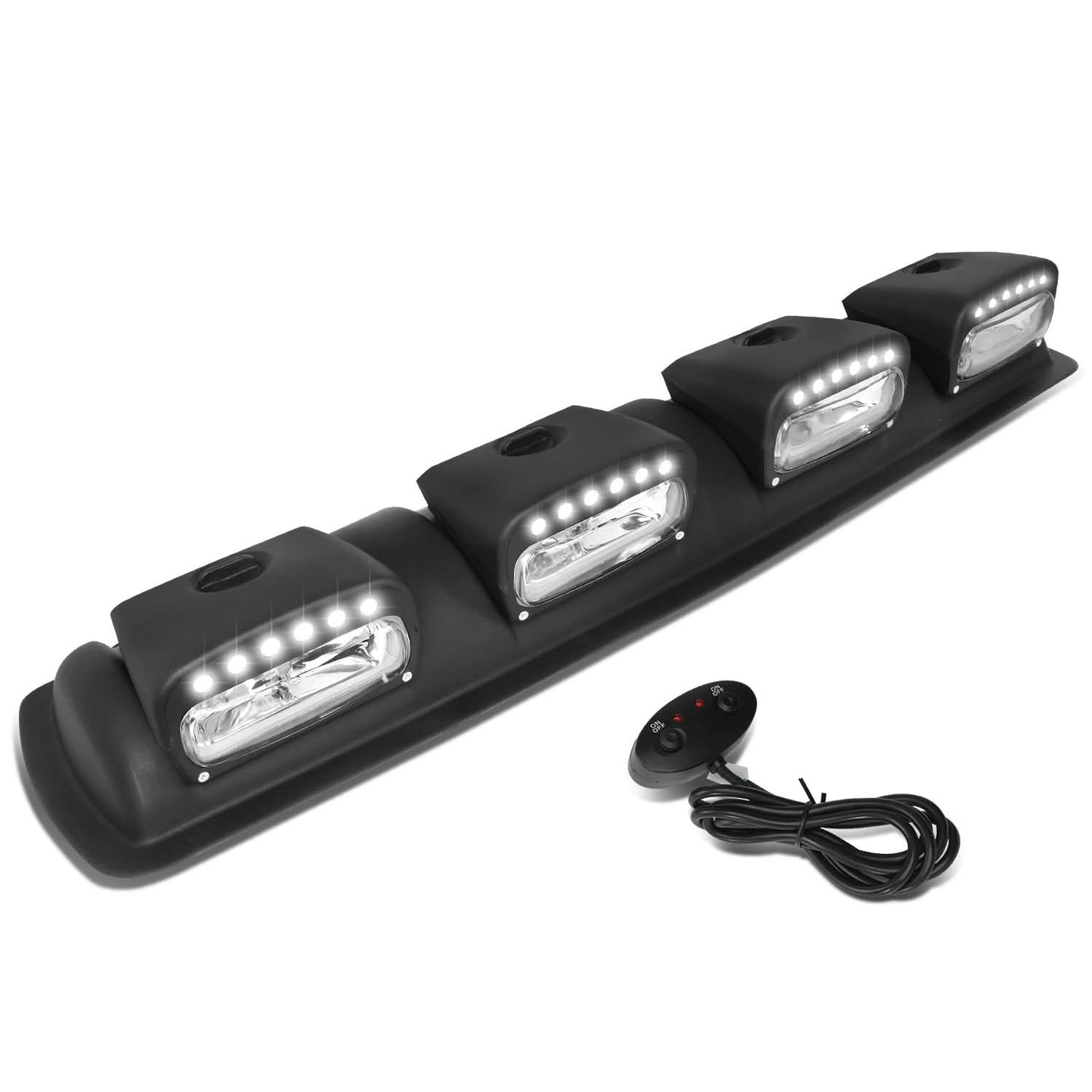 Universal 38" Roof Mounted Fog Lights - 24 LED with H3 Bulb