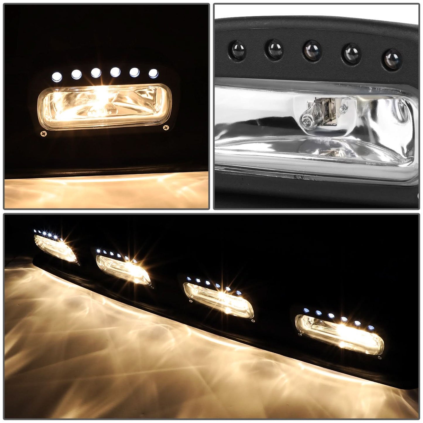 Universal 38" Roof Mounted Fog Lights - 24 LED with H3 Bulb