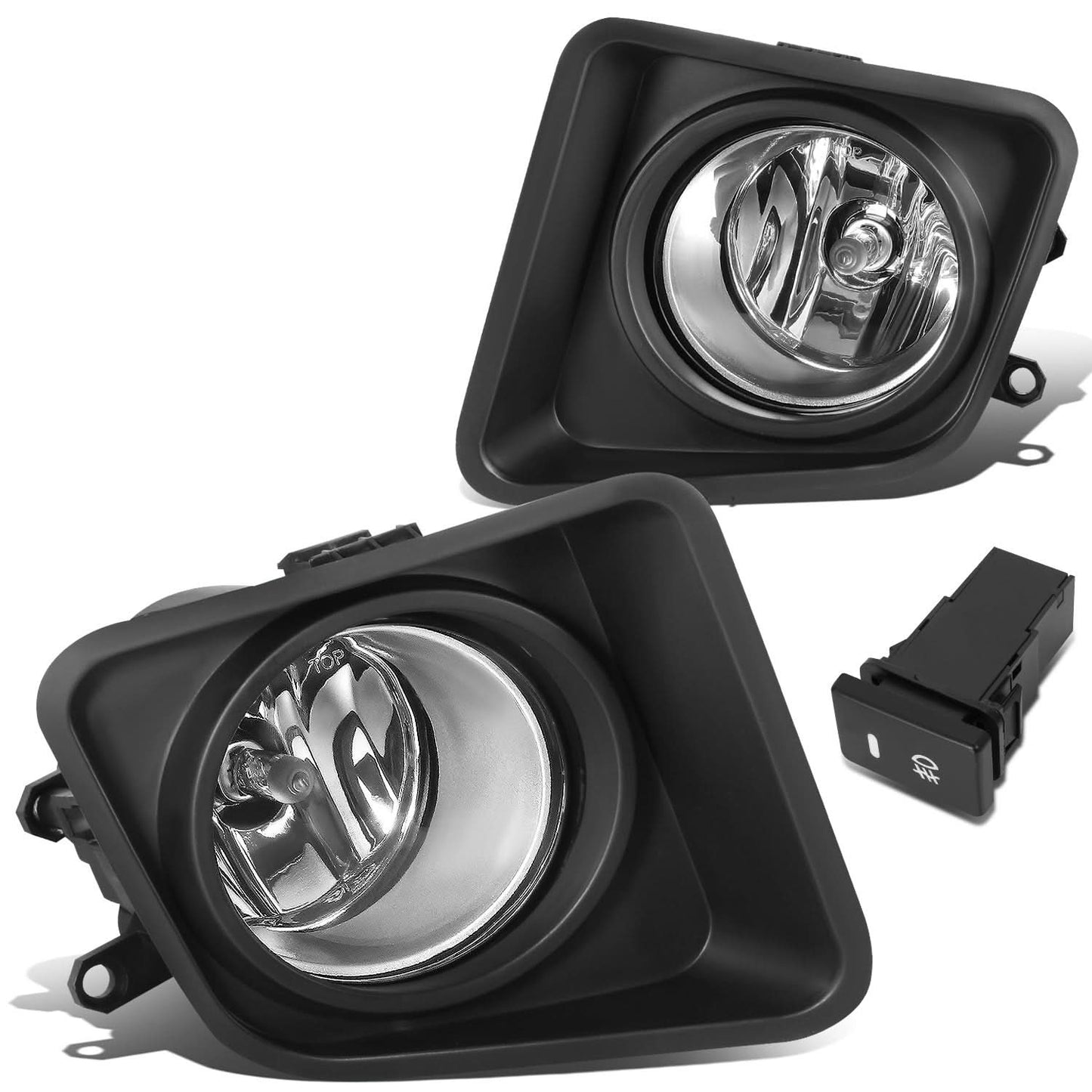 14-21 Toyota Tundra Clear Fog Lights with Switch & Wiring Kit