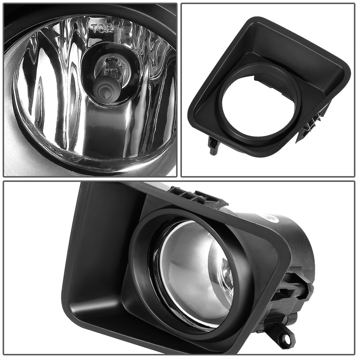 14-21 Toyota Tundra Clear Fog Lights with Switch & Wiring Kit