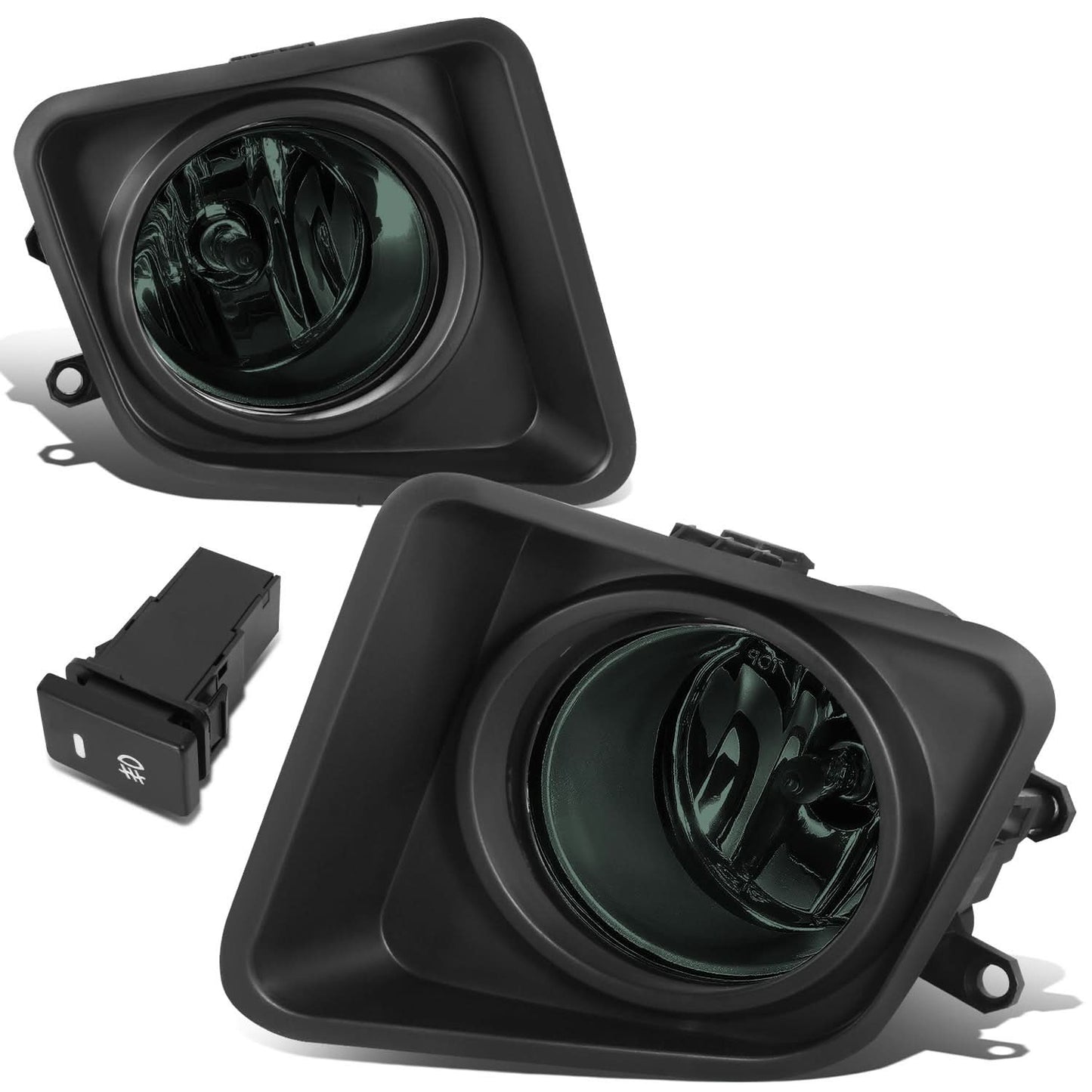 2014-2021 Toyota Tundra Smoked Fog Lights with Switch & Wiring