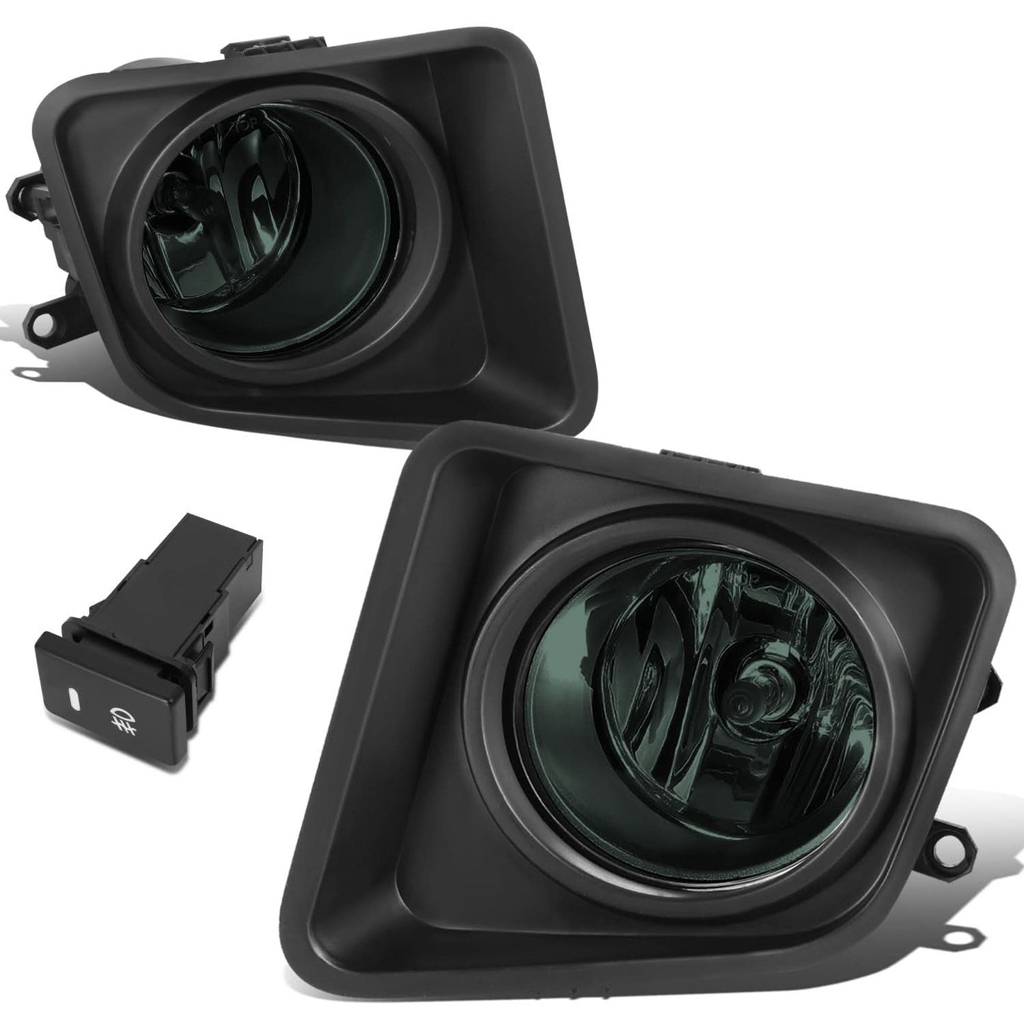 2014-2021 Toyota Tundra Smoked Fog Lights with Switch & Wiring