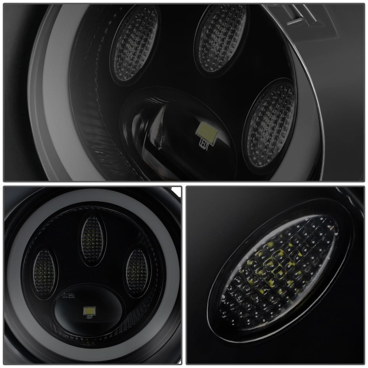 07-13 Toyota Tundra Full LED Smoked Fog Lights