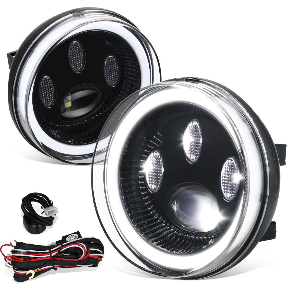2007-2014 GMC Sierra LED Fog Lights Clear