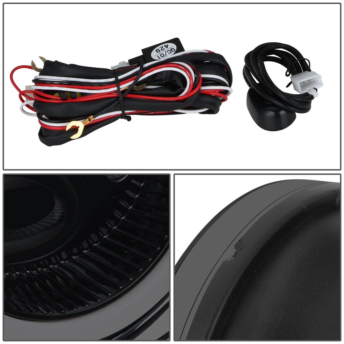 07-14 GMC Sierra LED Fog Lights with Smoke Lens
