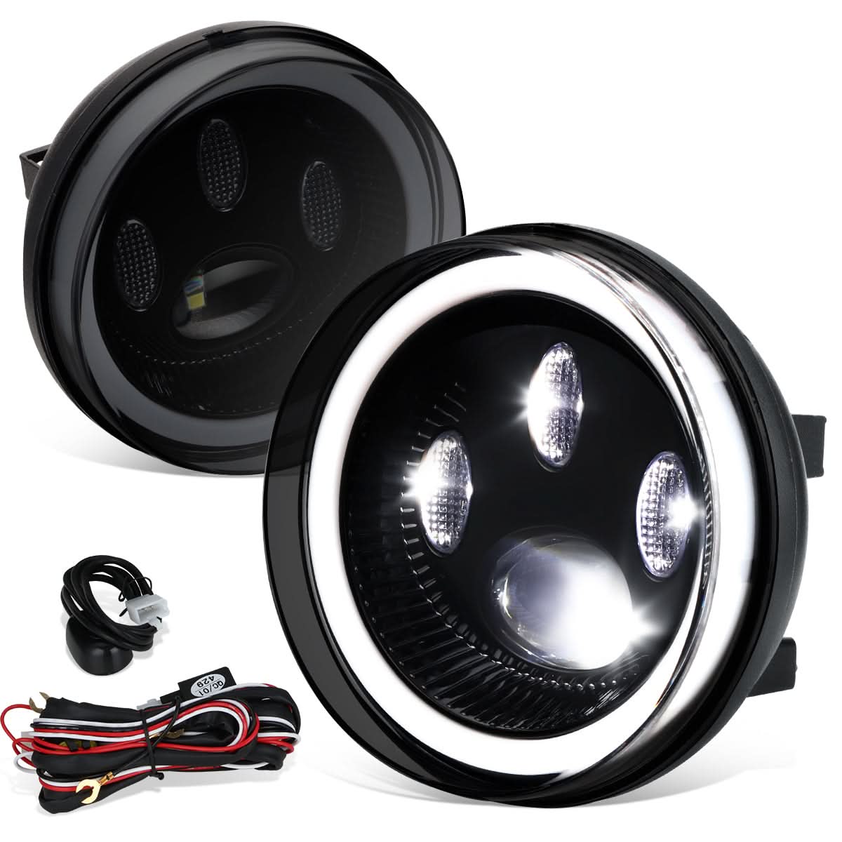 07-14 GMC Sierra LED Fog Lights with Smoke Lens
