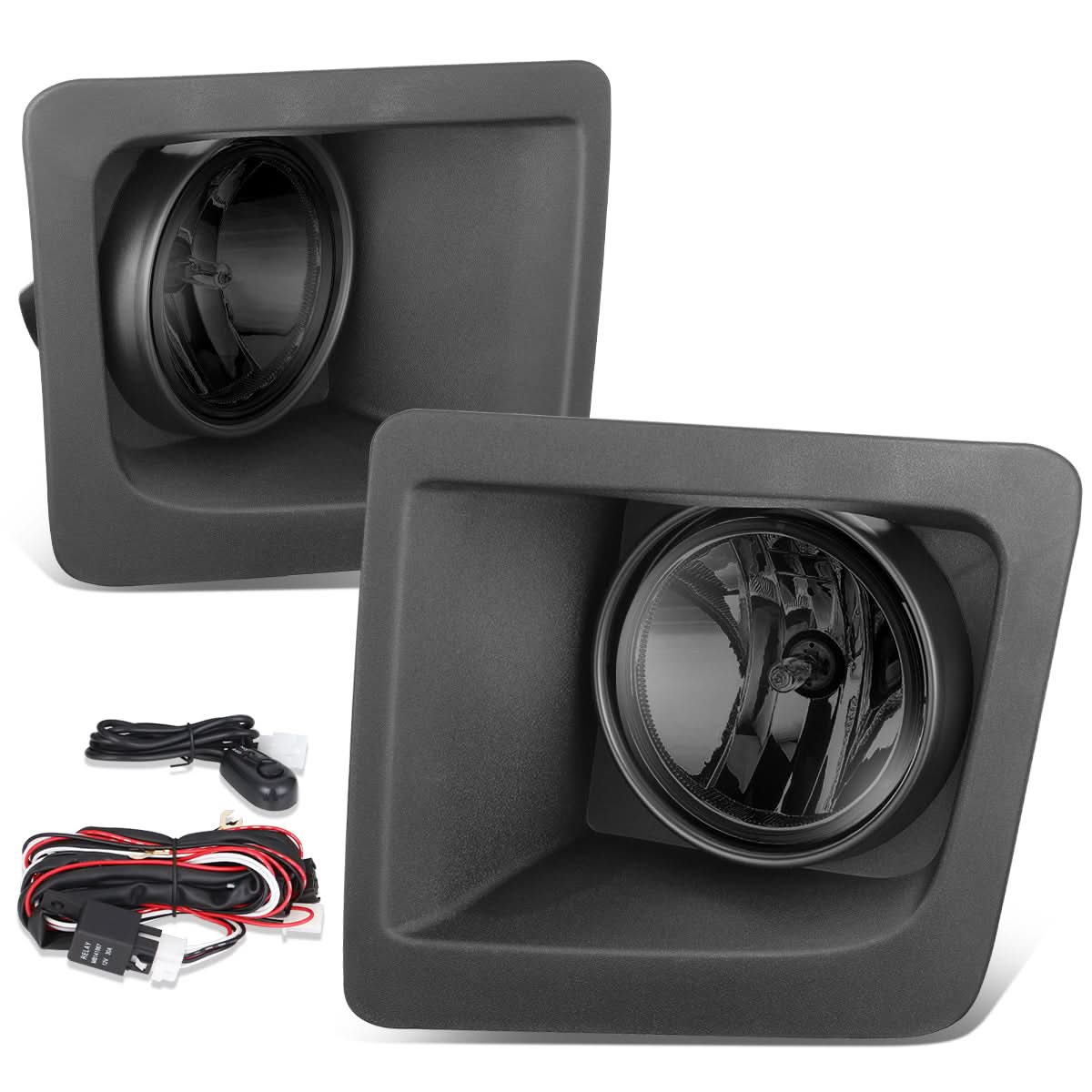 2014-2015 GMC Sierra 1500 Smoked Fog Lights with 5202 Bulb