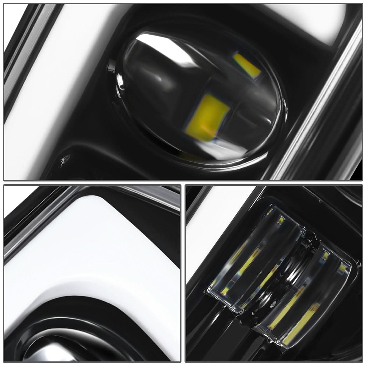 2016-2018 Chevrolet Silverado 1500 LED Fog Lights Clear Lens
