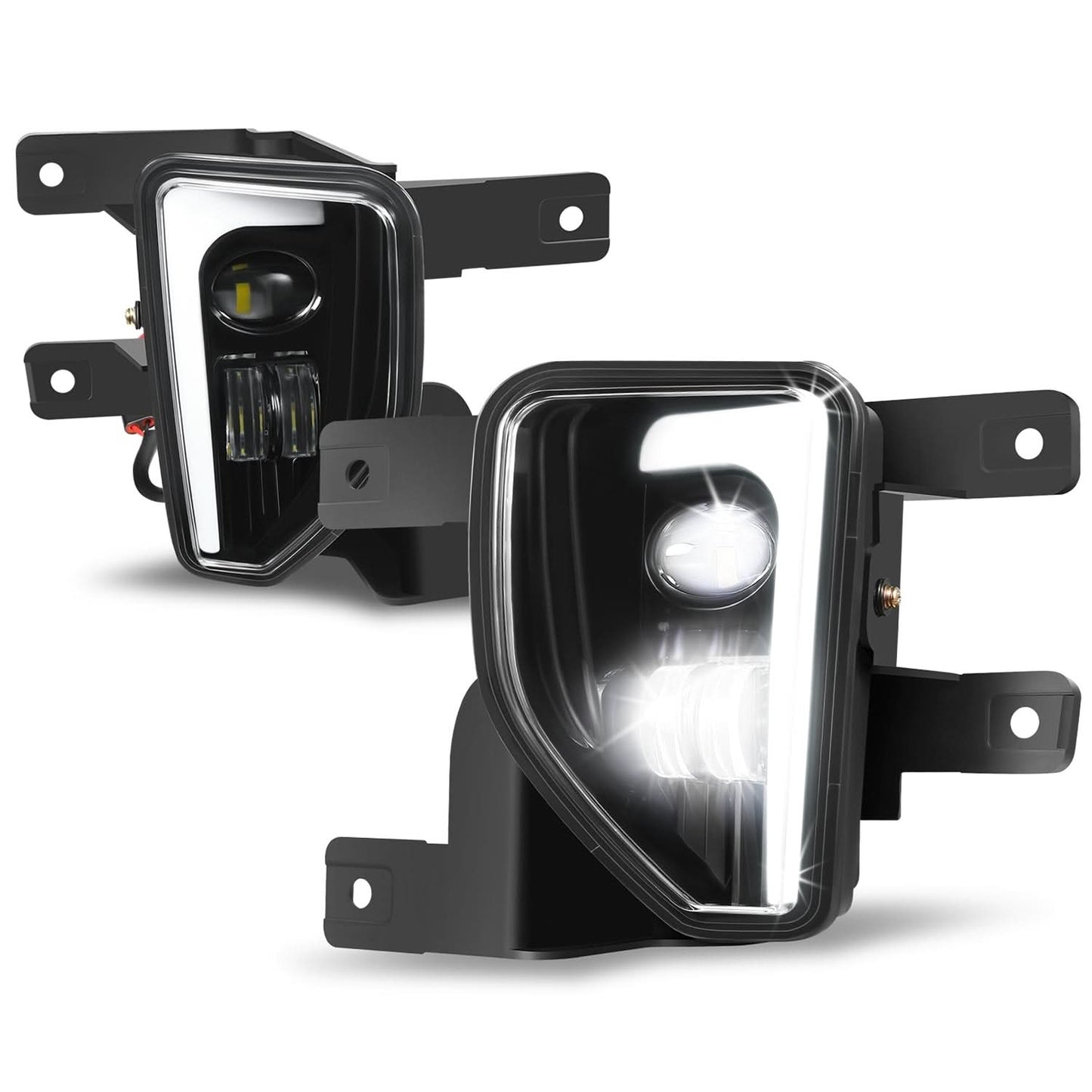 2016-2018 Chevrolet Silverado 1500 LED Fog Lights Clear Lens