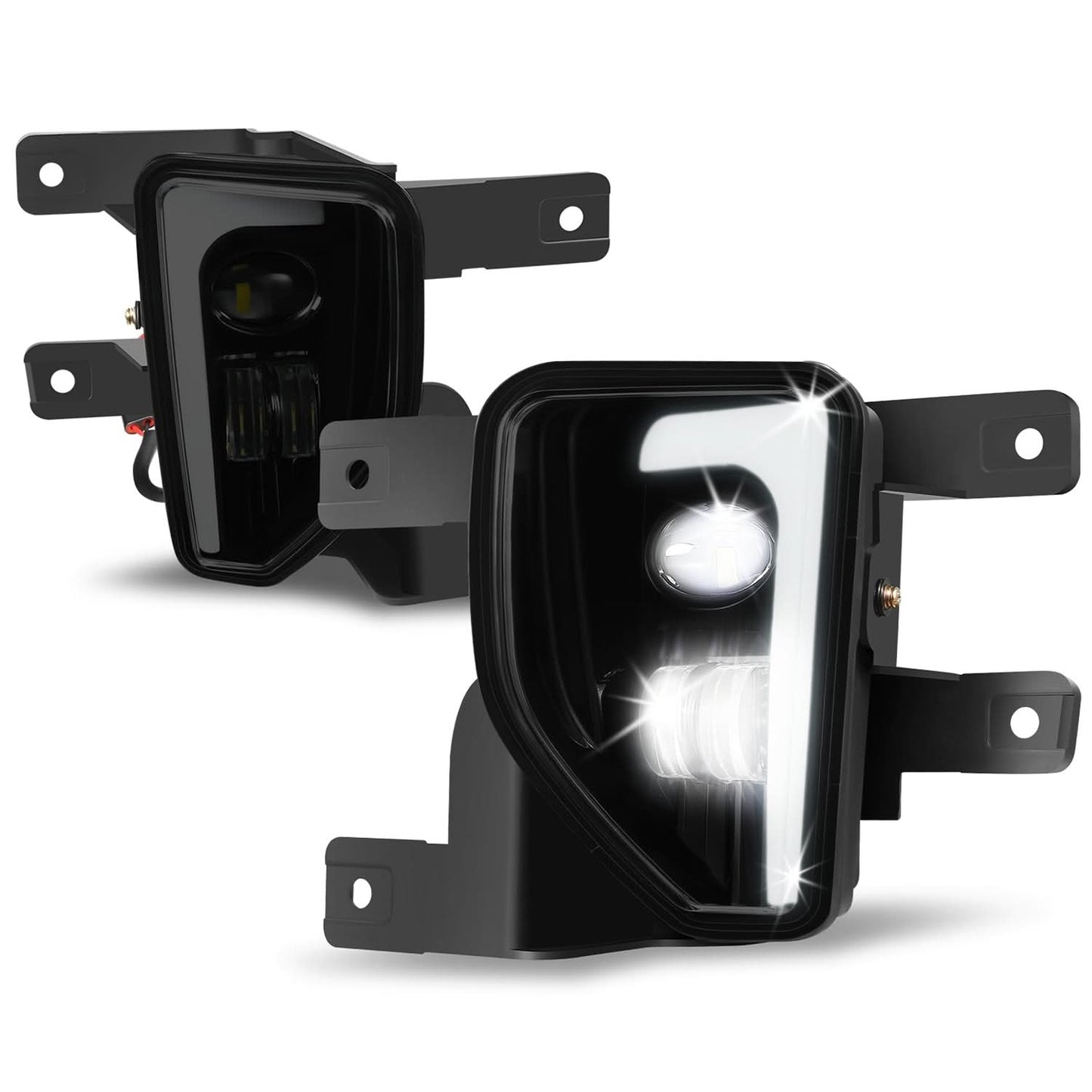 2016-2018 Chevrolet Silverado 1500 LED Fog Lights Smoke Lens