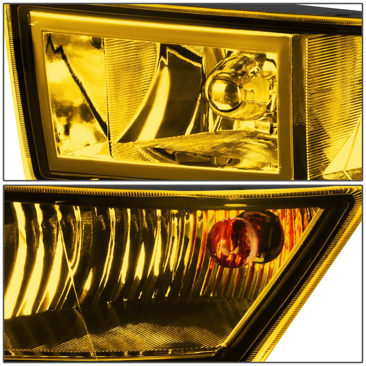 07-14 Cadillac Escalade Fog Lights with Switch and Bezel - H10 Amber