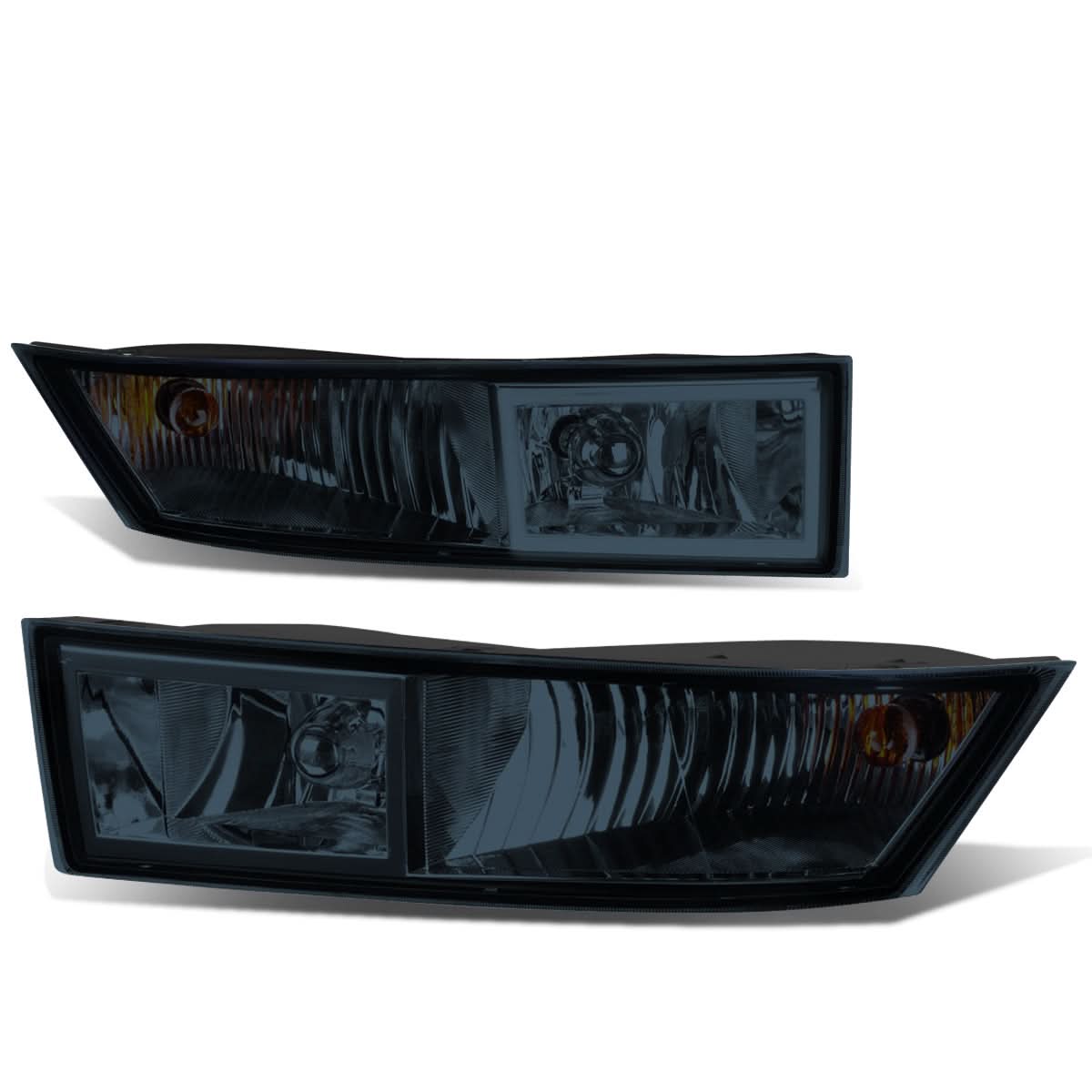 07-14 Cadillac Escalade Smoke Fog Lights with Switch and Bezel