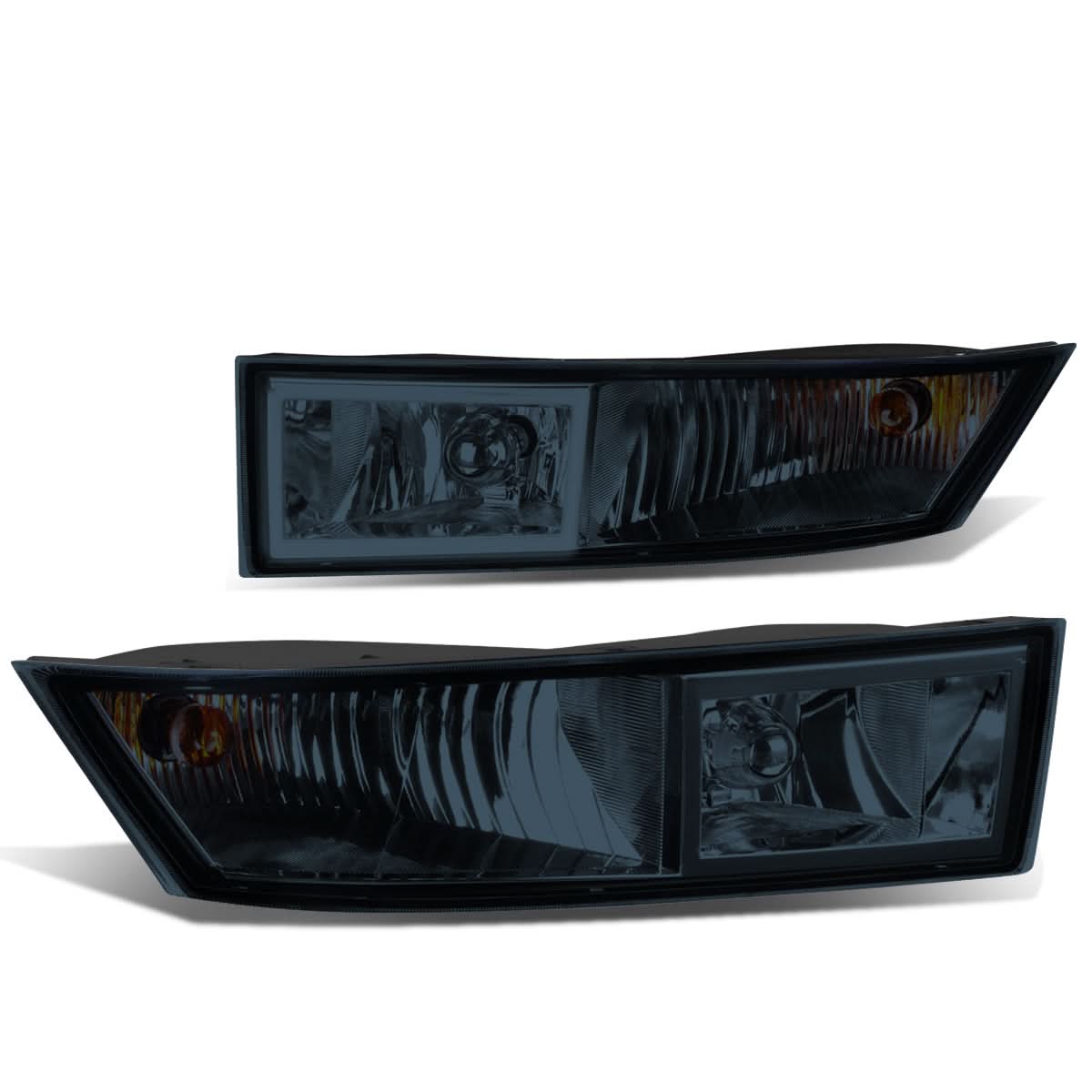 07-14 Cadillac Escalade Smoke Fog Lights with Switch and Bezel