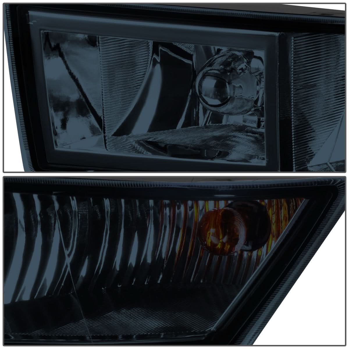 07-14 Cadillac Escalade Smoke Fog Lights with Switch and Bezel
