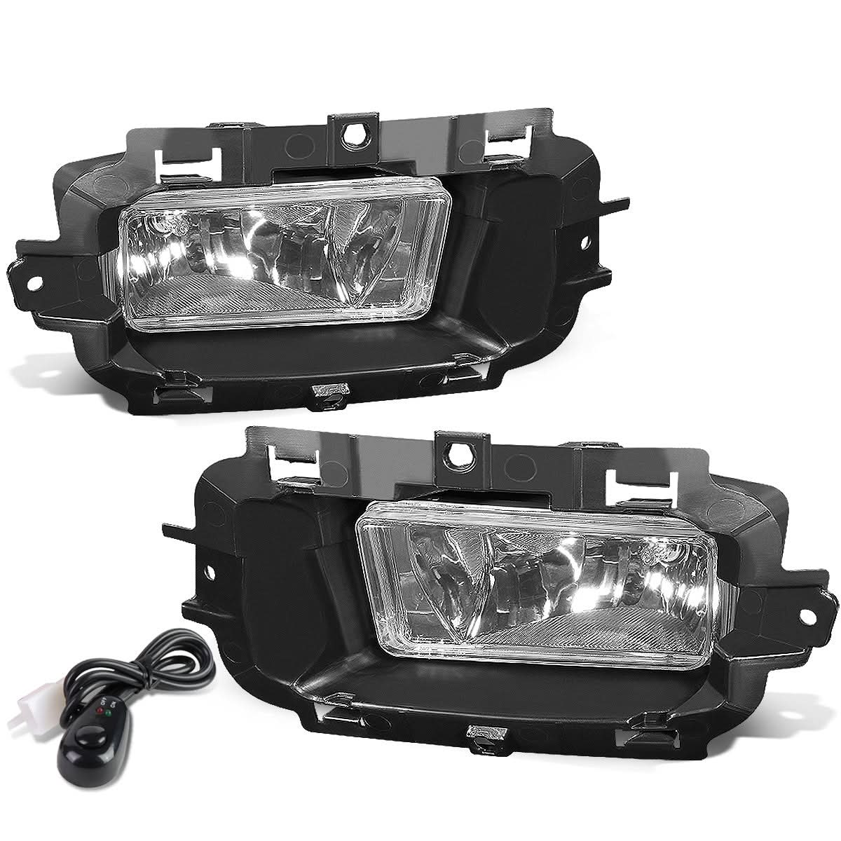 2014-2015 Chevrolet Silverado Fog Lights with Switch Chrome Clear