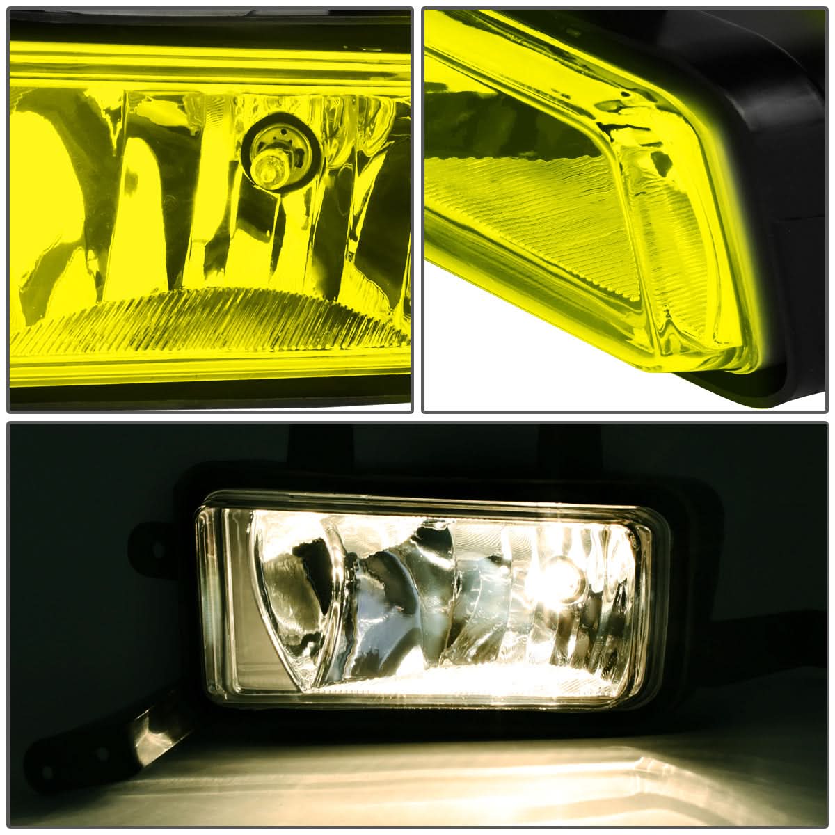 15-20 Chevy Tahoe Suburban GMC Yukon Fog Lights with Switch Amber