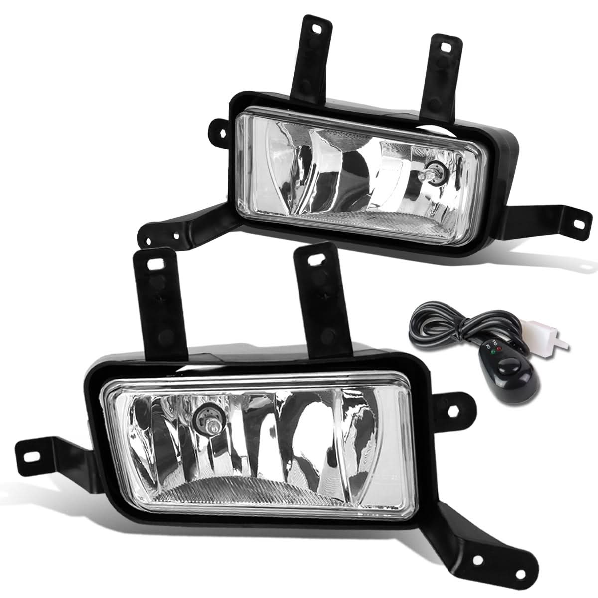 15-20 Chevy Tahoe Suburban GMC Yukon Fog Lights with Switch Chrome