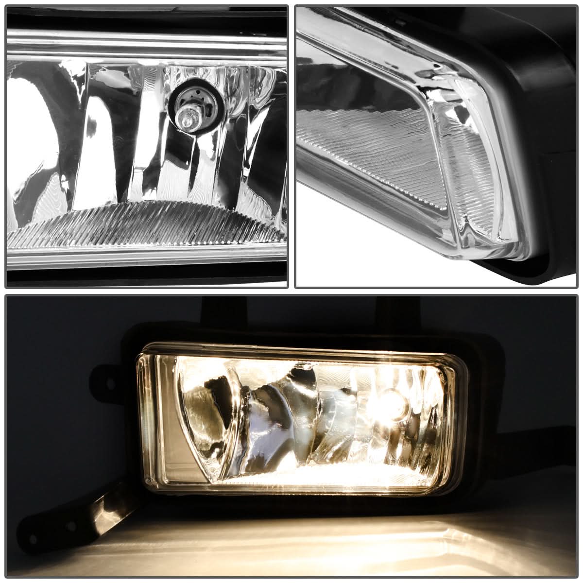 15-20 Chevy Tahoe Suburban GMC Yukon Fog Lights with Switch Chrome
