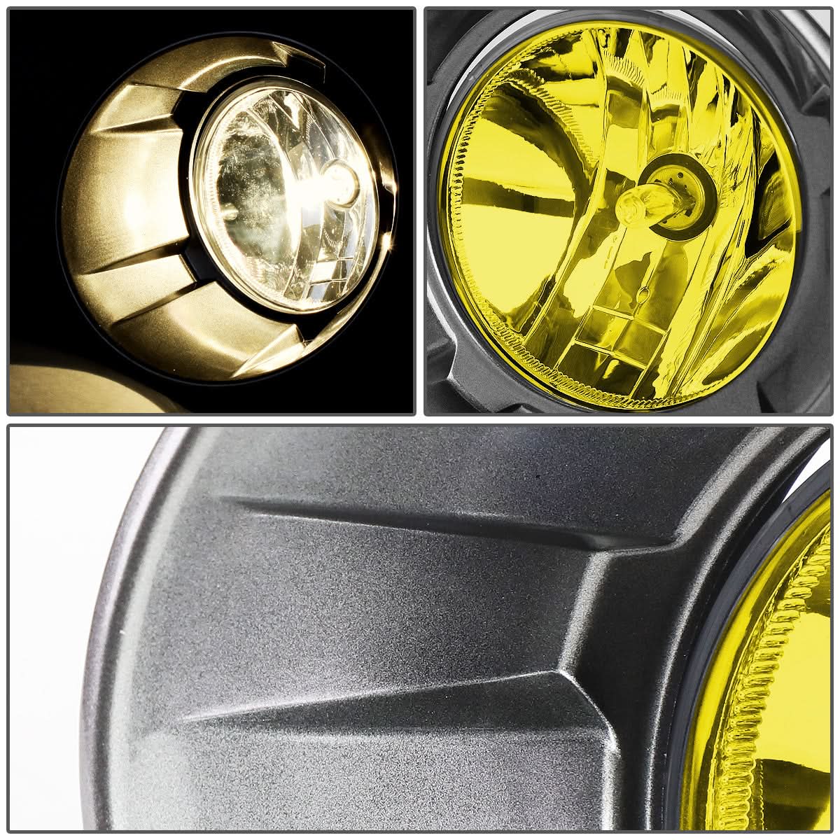 2010-2013 Chevrolet Camaro Amber Fog Lights with Bezel