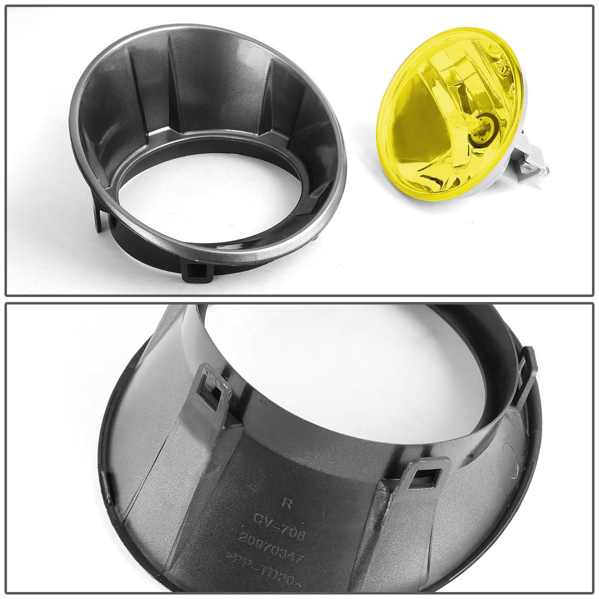 2010-2013 Chevrolet Camaro Amber Fog Lights with Bezel