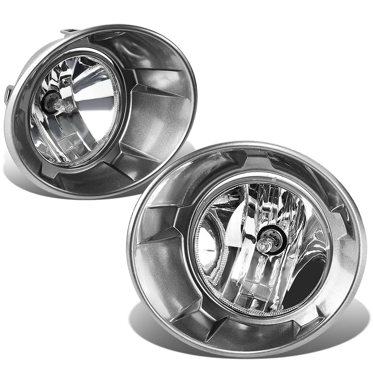 2010-2013 Chevrolet Camaro Fog Lights with Bezel - Chrome/Clear