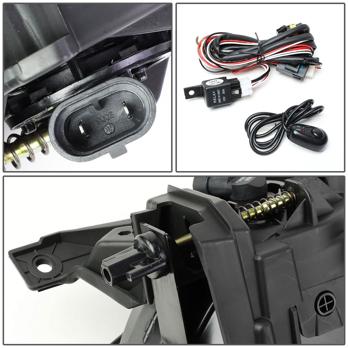 2013-2018 RAM 1500 Fog Lights with Switch - Smoke