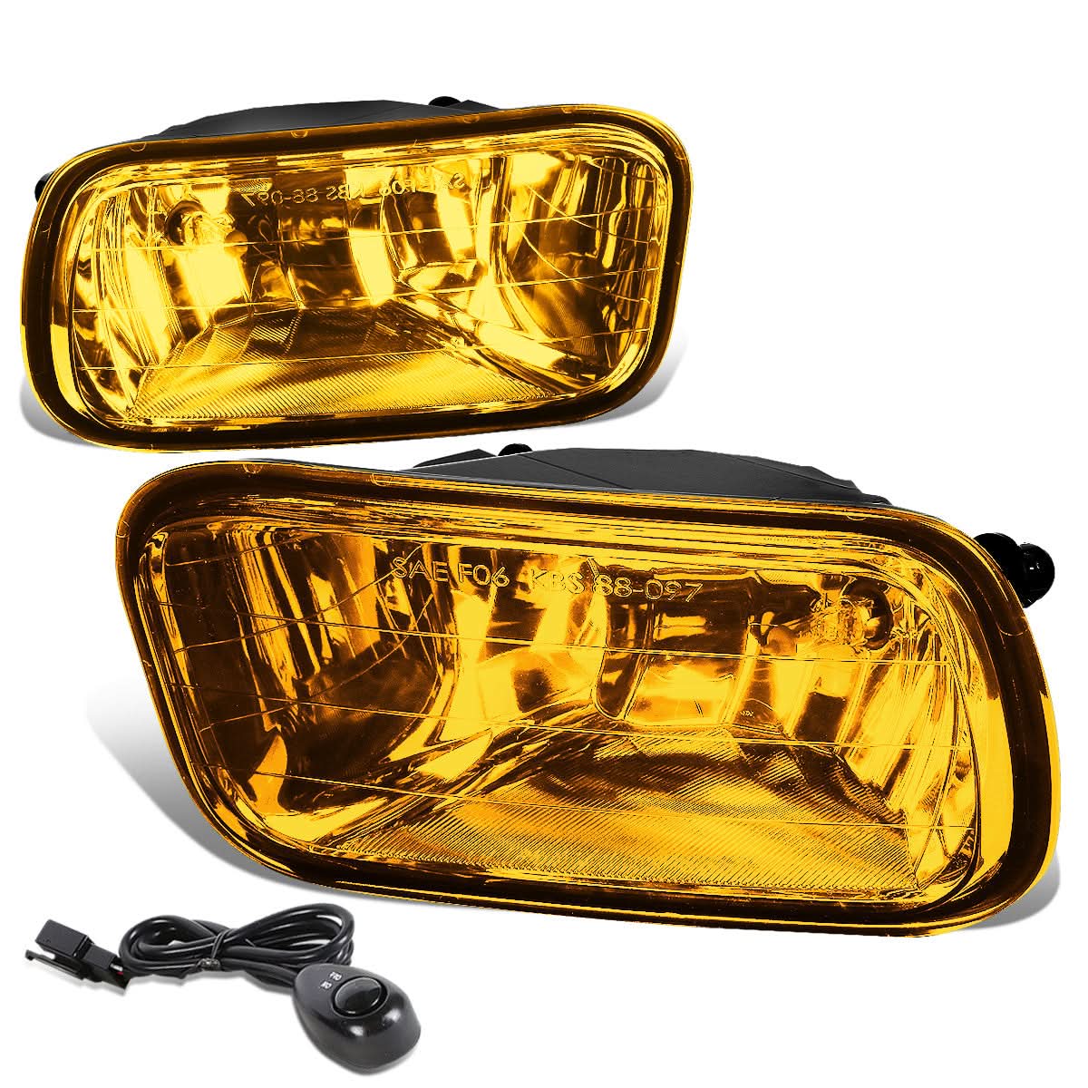 09-12 Dodge Ram 1500/2500/3500 Amber Fog Lights with Switch H10