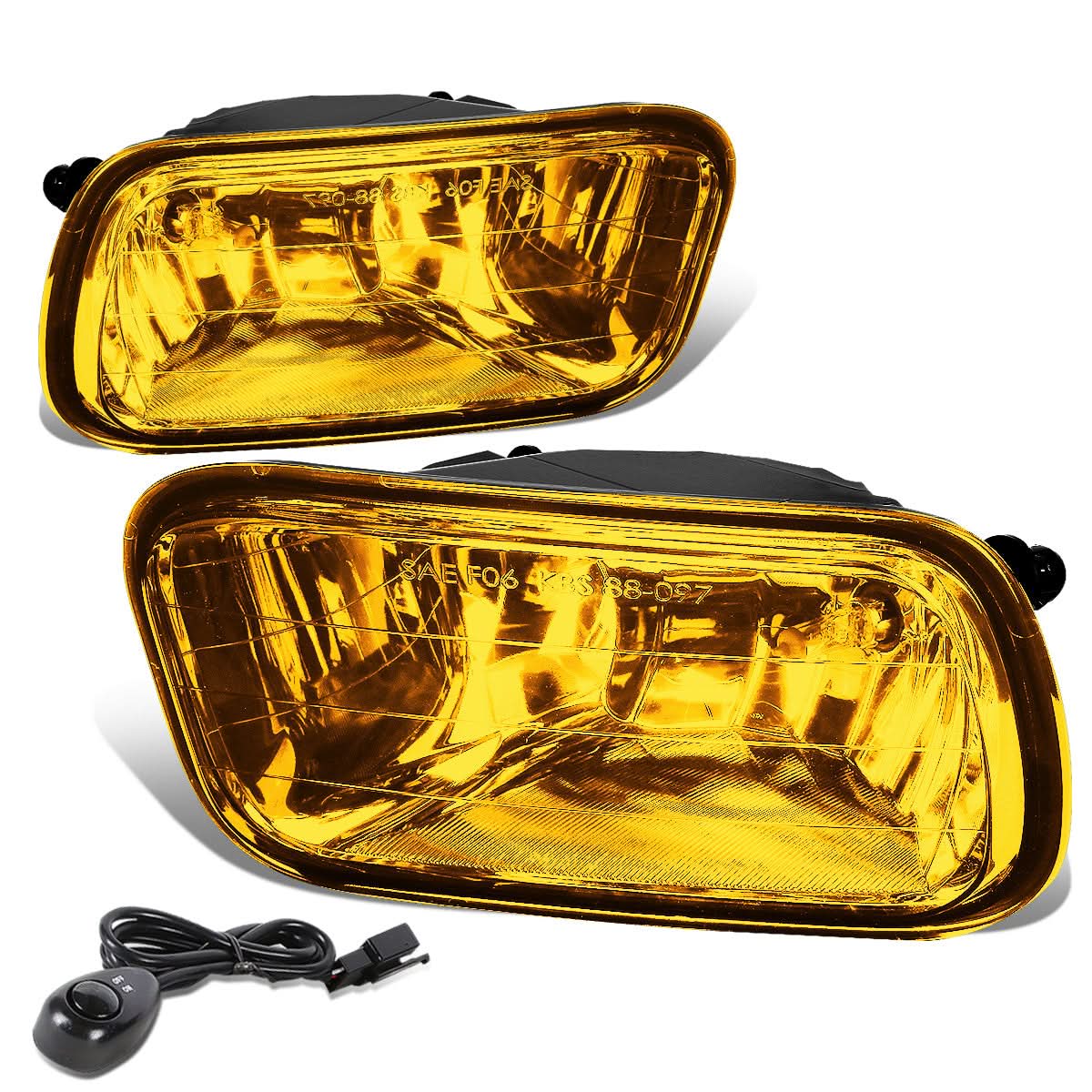 09-12 Dodge Ram 1500/2500/3500 Amber Fog Lights with Switch H10