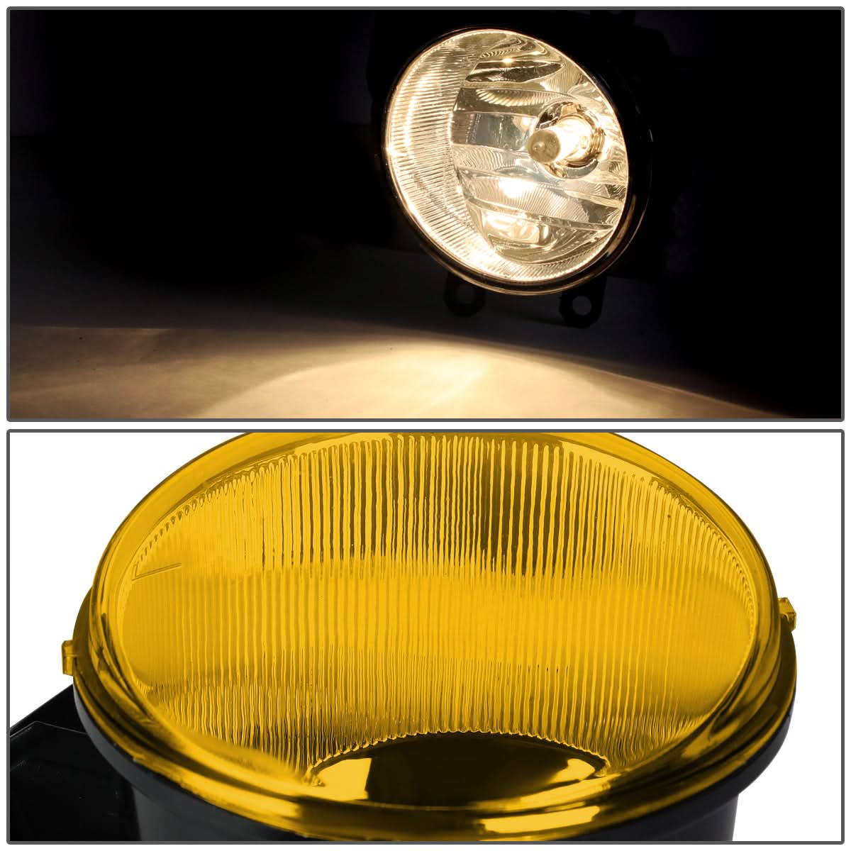 12-18 Toyota Multi-Model Fog Lights with Switch H16 Bulb Amber