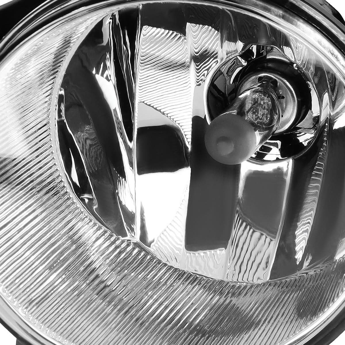 12-18 Toyota Multi-Model Fog Lights with Switch H16 Chrome/Clear
