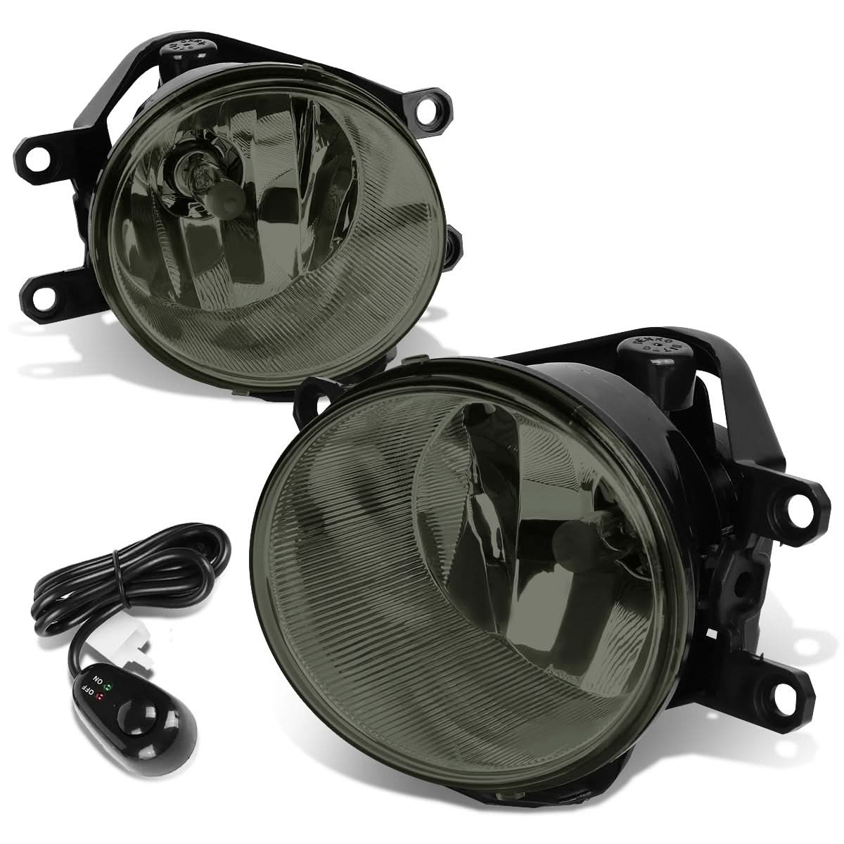 Toyota Lexus Fog Lights with Switch H16 Bulb Smoke Lens Multi-Model