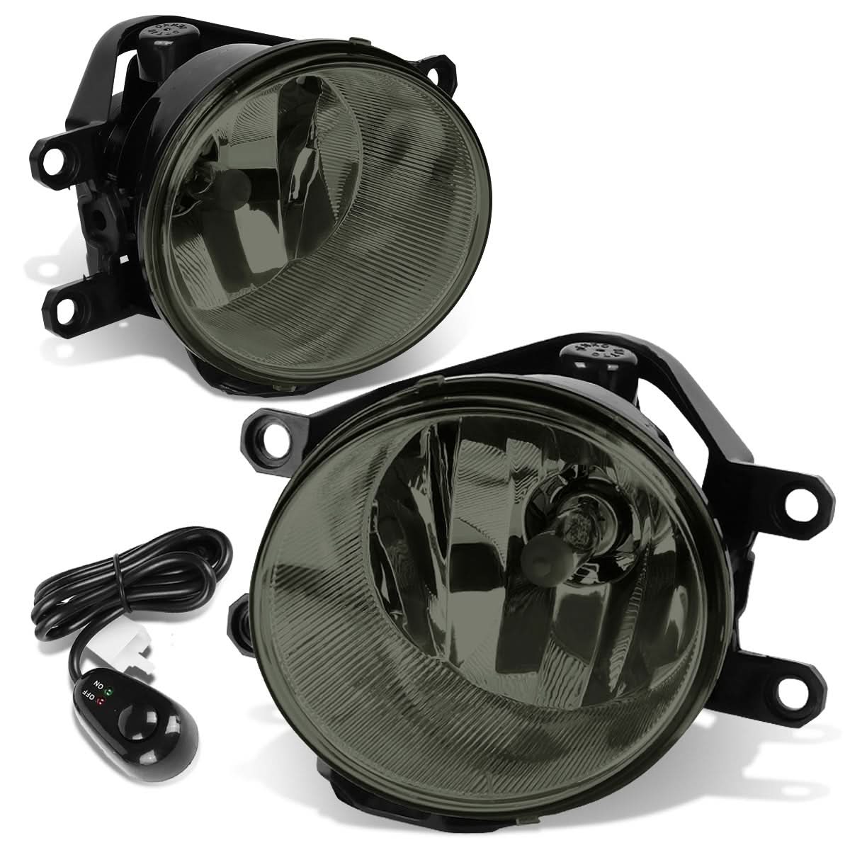 Toyota Lexus Fog Lights with Switch H16 Bulb Smoke Lens Multi-Model