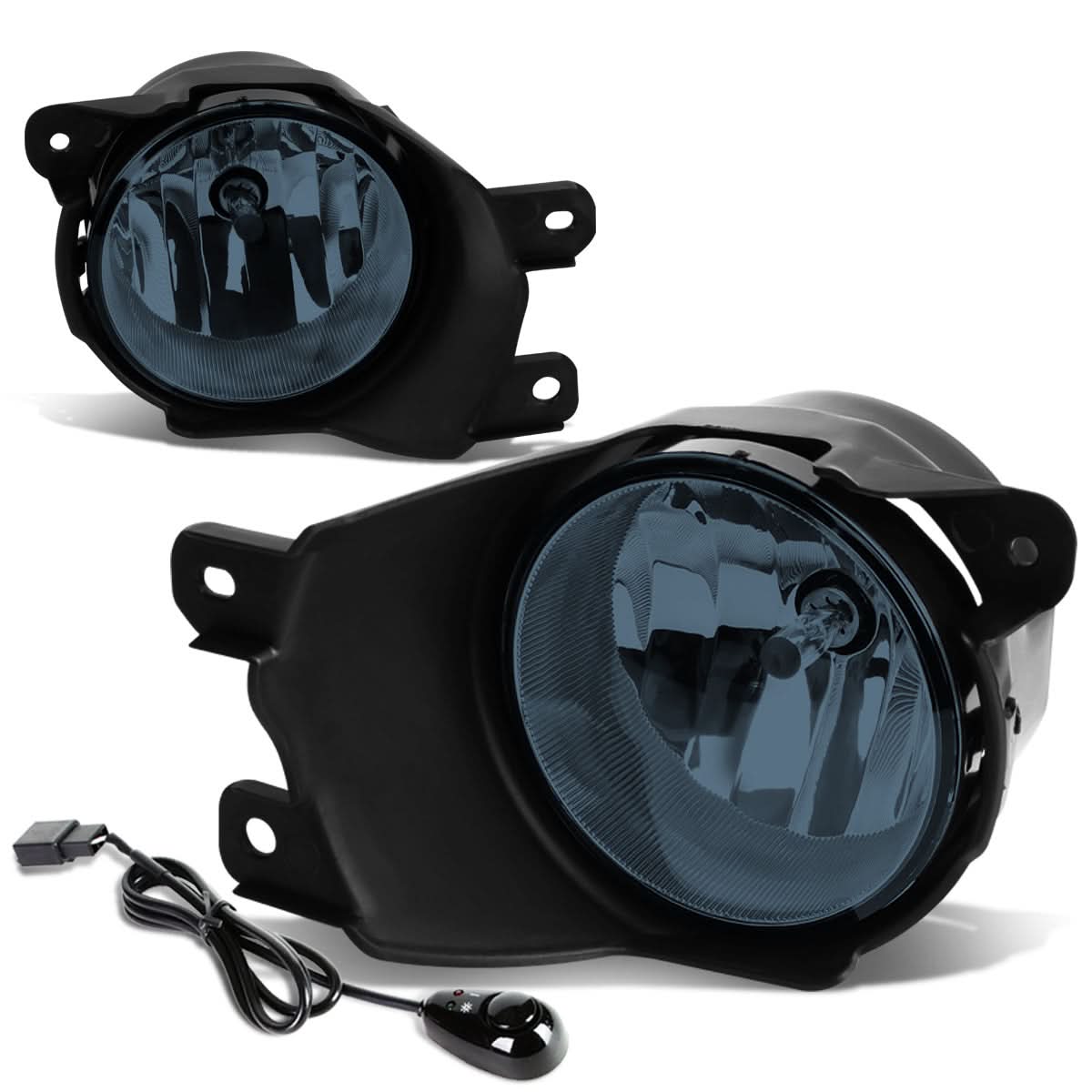 08-17 Toyota Sequoia Fog Lights with Switch H10 Bulb Smoke