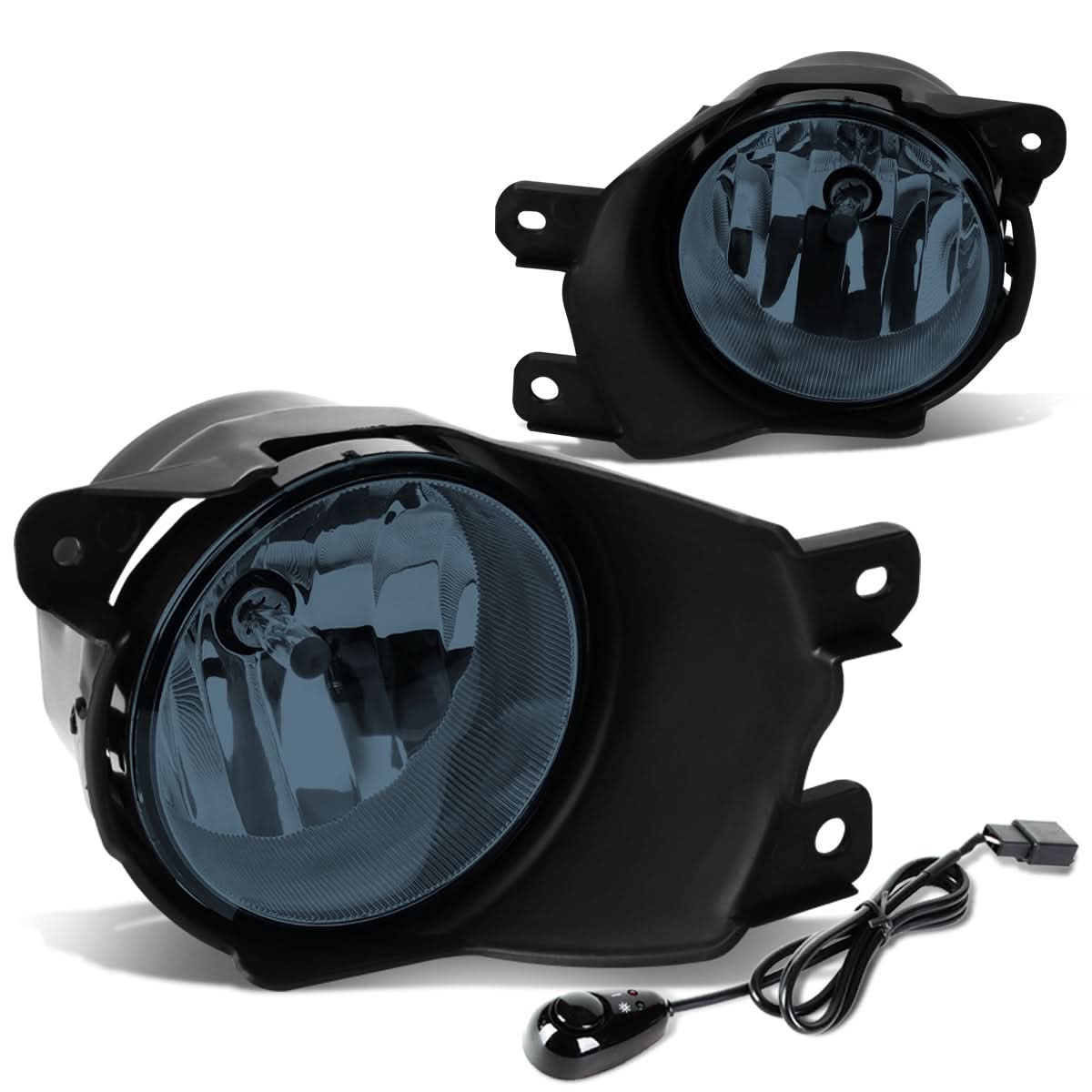 08-17 Toyota Sequoia Fog Lights with Switch H10 Bulb Smoke